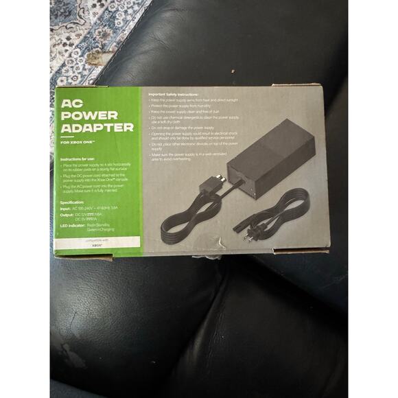 Atrix AC Power Adapter Compatible with Xbox One - New- NIB - Picture 2 of 2